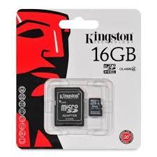 KINGSTON 16GB MICRO SD CLASS 10 ADAPTORLU